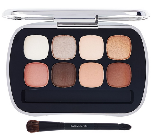 BareMinerals, The Suede Neutrals, Parabenfrei, Lidschatten-Palette, 8 Nuancen, 7 g