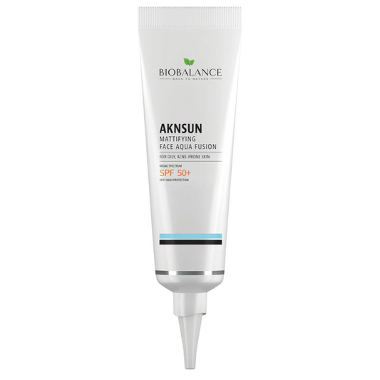 Bio Balance, Aknsun, Mattifying & Protecting, Before Sun Exposure, Cream, For Face, SPF 50+, 40 ml