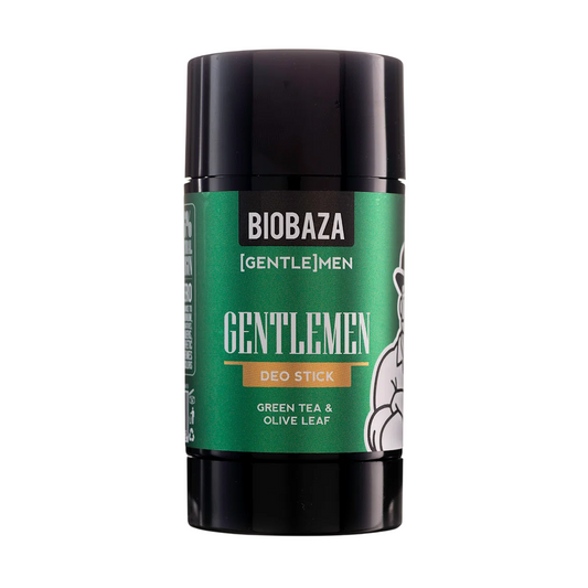 Biobaza, Gentlemen, Natürliche Inhaltsstoffe, Erfrischend & Schützend, Frisch & Grün, Deodorant Stick, Für Männer, 50 ml