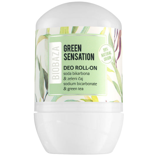 Biobaza, Green Sensation, Natürliche Inhaltsstoffe, Grün, Antitranspirant, Für Damen, 50 ml
