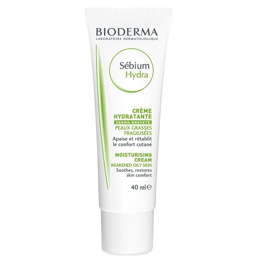 Bioderma, Sebium Hydra, ultra-nährende/feuchtigkeitsspendende Tages- und Nachtcreme, für das Gesicht, 40 ml