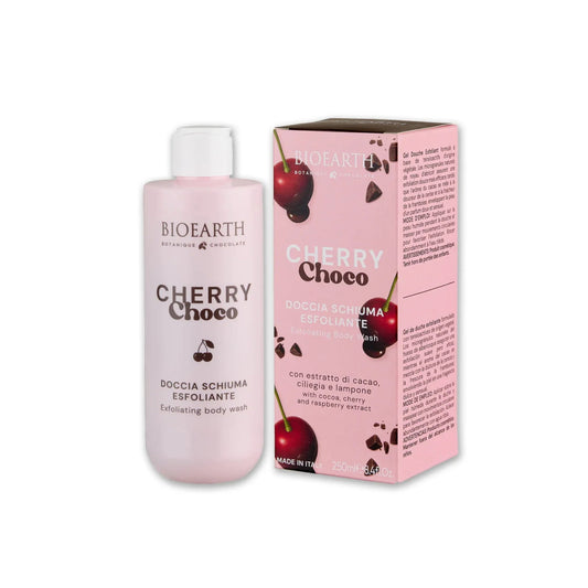 Bioearth, Cherry Choco, Reinigendes & Peeling-Duschgel, Für alle Hauttypen, 250 ml