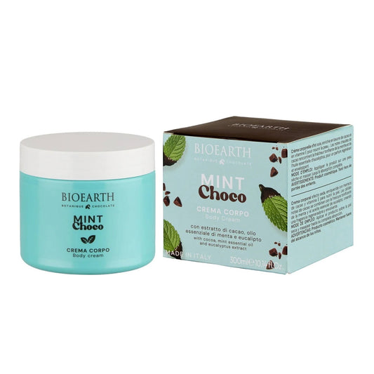Bioearth, Mint Choco, Feuchtigkeitsspendend & Pflegend, Körpercreme, Täglich, 300 ml