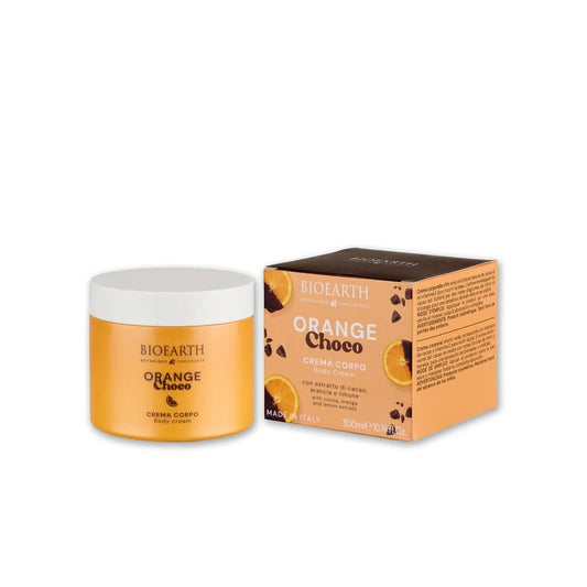 Bioearth, Orange Choco, Feuchtigkeitsspendend & Pflegend, Körpercreme, Täglich, 300 ml