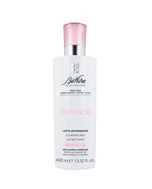 BioNike, Defence, Cleansing, Cleansing Milk, For Face & For Eyes & For Lips, 400 ml