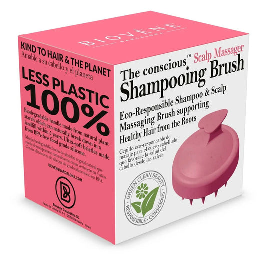 Biovene, The Conscious Shampooing Brush, Kopfhautbürste, Pink