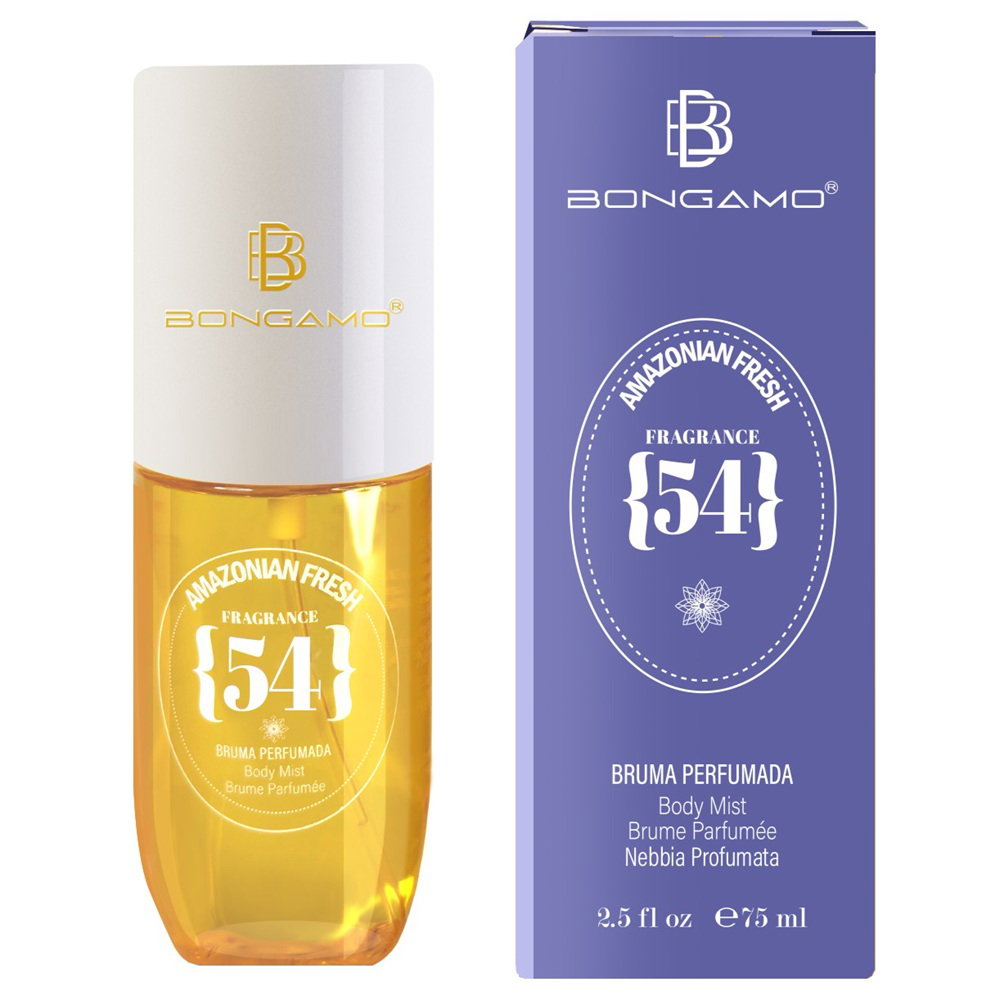 Bongamo, Amazonian Fresh 54, Erfrischend, Körperspray, Veilchen, 75 ml