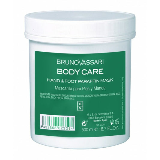 Bruno Vassari, Körperpflege, Paraffin, Feuchtigkeitsspendend, Körper-Gelmaske, für Hände & Füße, 500 ml