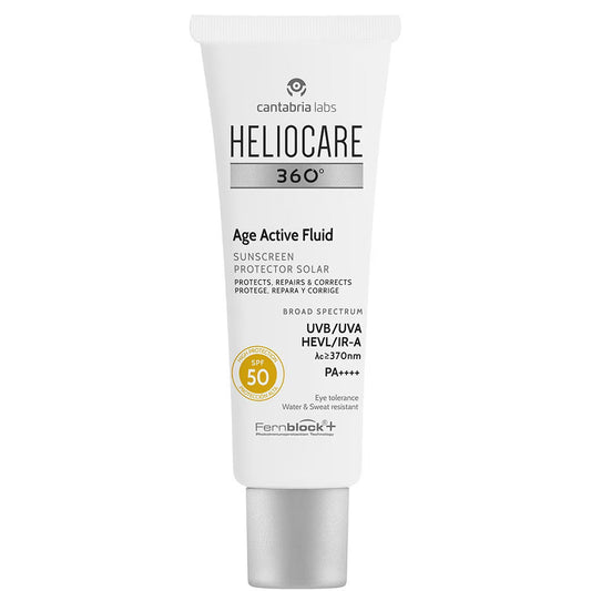 Cantabria Labs, Heliocare 360º, Sonnenschutz, Tag, Fluid, für das Gesicht, LSF 50, 50 ml