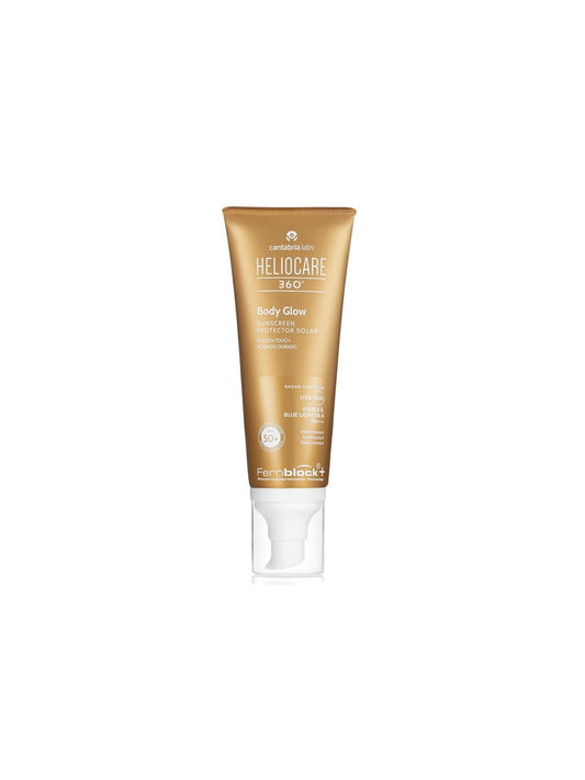 Cantabria Labs, Heliocare 360º, Glow, Lait solaire, SPF50+, 100 ml
