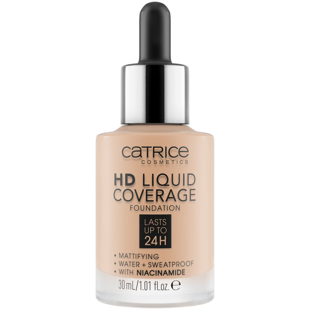 Catrice, HD, Vegan, Matte, Liquid Foundation, 050, Rosy Ash, 30 ml