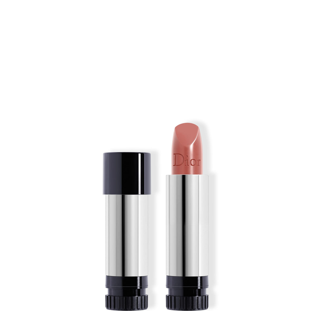 Christian Dior, Couture-Farbe, Satin-Finish, Lippenstift, 100, Nude Look, Nachfüllpackung, 3,5 ml