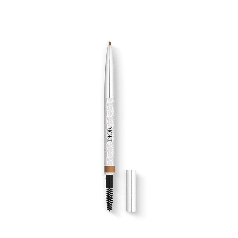 Christian Dior, Diorshow, Waterproof, Double-Ended, Eyebrow Cream Pencil & Brush 2-In-1, 02, Chestnut, 0.09 g