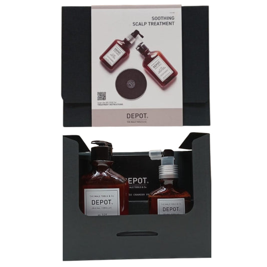Consumer Kit G Set Depot: 200 Hair Treatments No. 209, Hair Lotion Treatment, For Calming, 100 ml + 100 Hair Cleansing No. 109, Hair Shampoo, For Calming, 250 ml