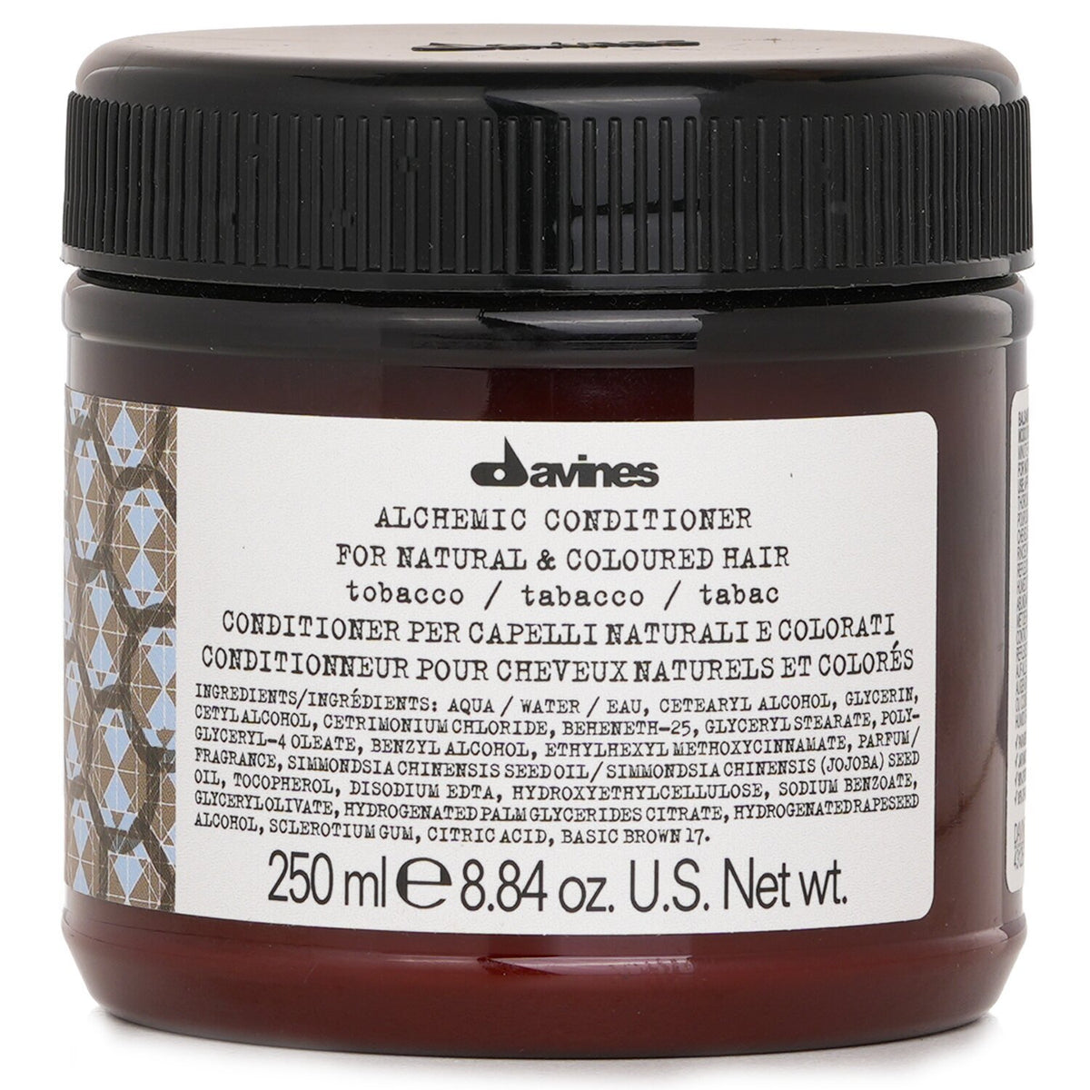 Davines, Alchemic, Hair Colour Conditioner,  Tobacco, Enhances Color Vibrancy, 250 ml