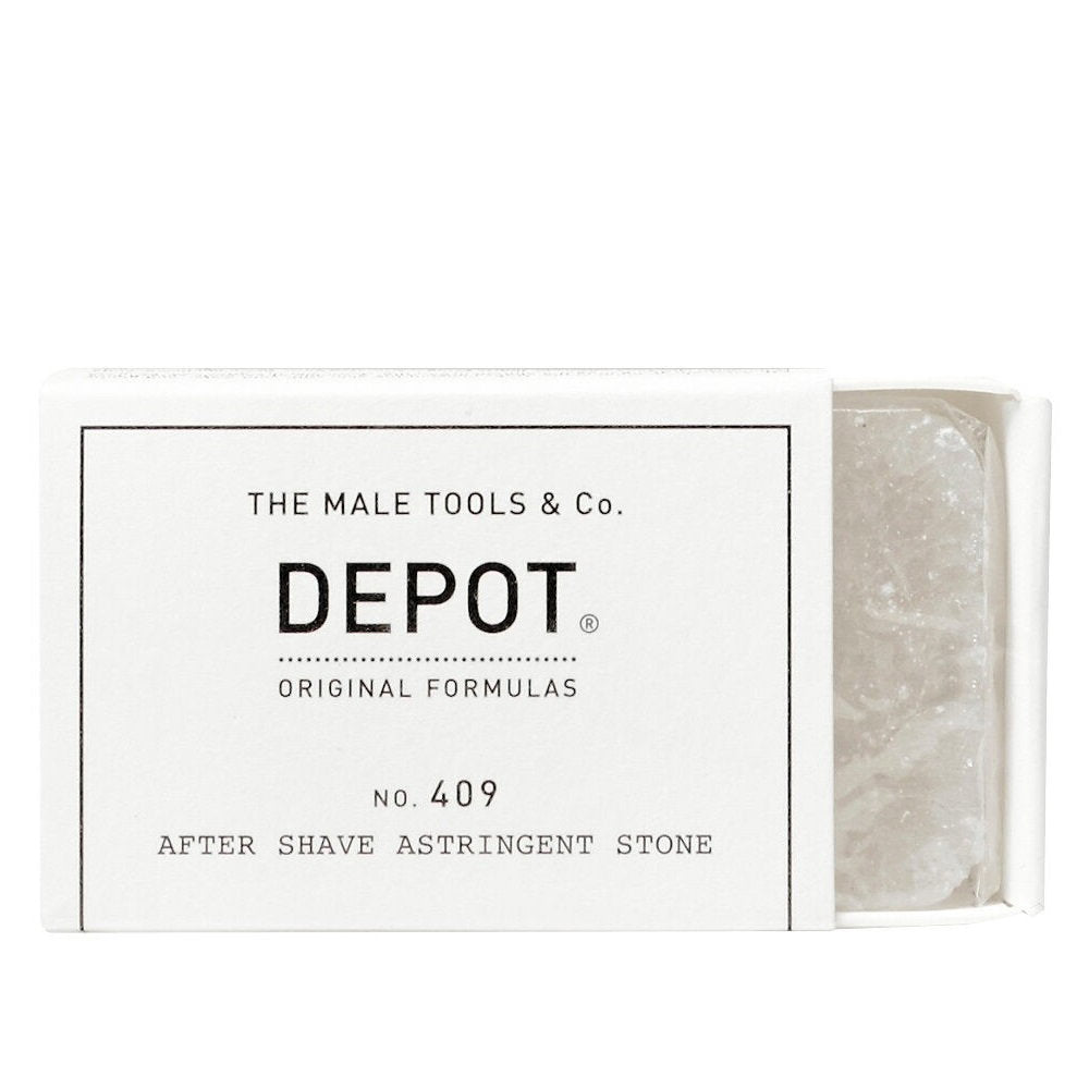 Depot, 400 Shave Specifics No. 409, Potassium Alum, Soothing, After-Shave Astringent Stone, 90 g