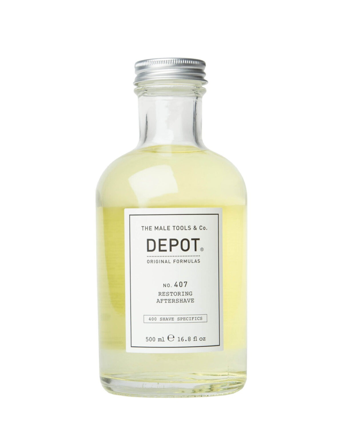 Depot, 400 Shave Specifics No. 407, Pro-Vitamin B5, Restoring & Refreshing, After-Shave Lotion, 500 ml