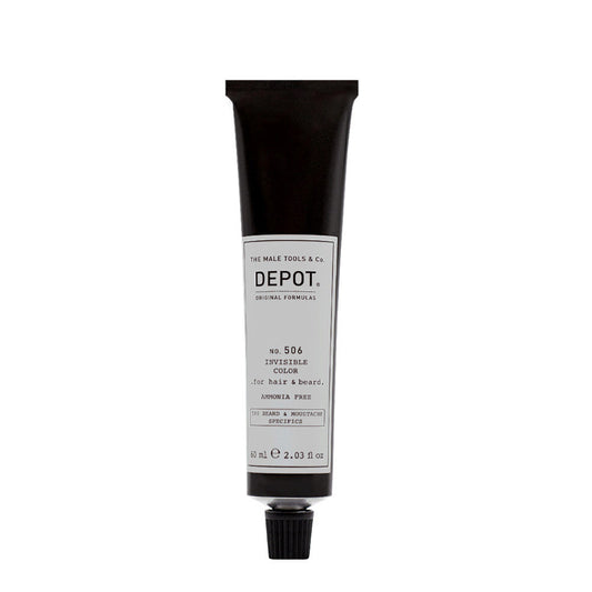 Depot, 500 Beard & Mustache Specifics No. 506 Invisible Clour, Semi-Permanent Hair Dye,  Natural Titanium, 60 ml
