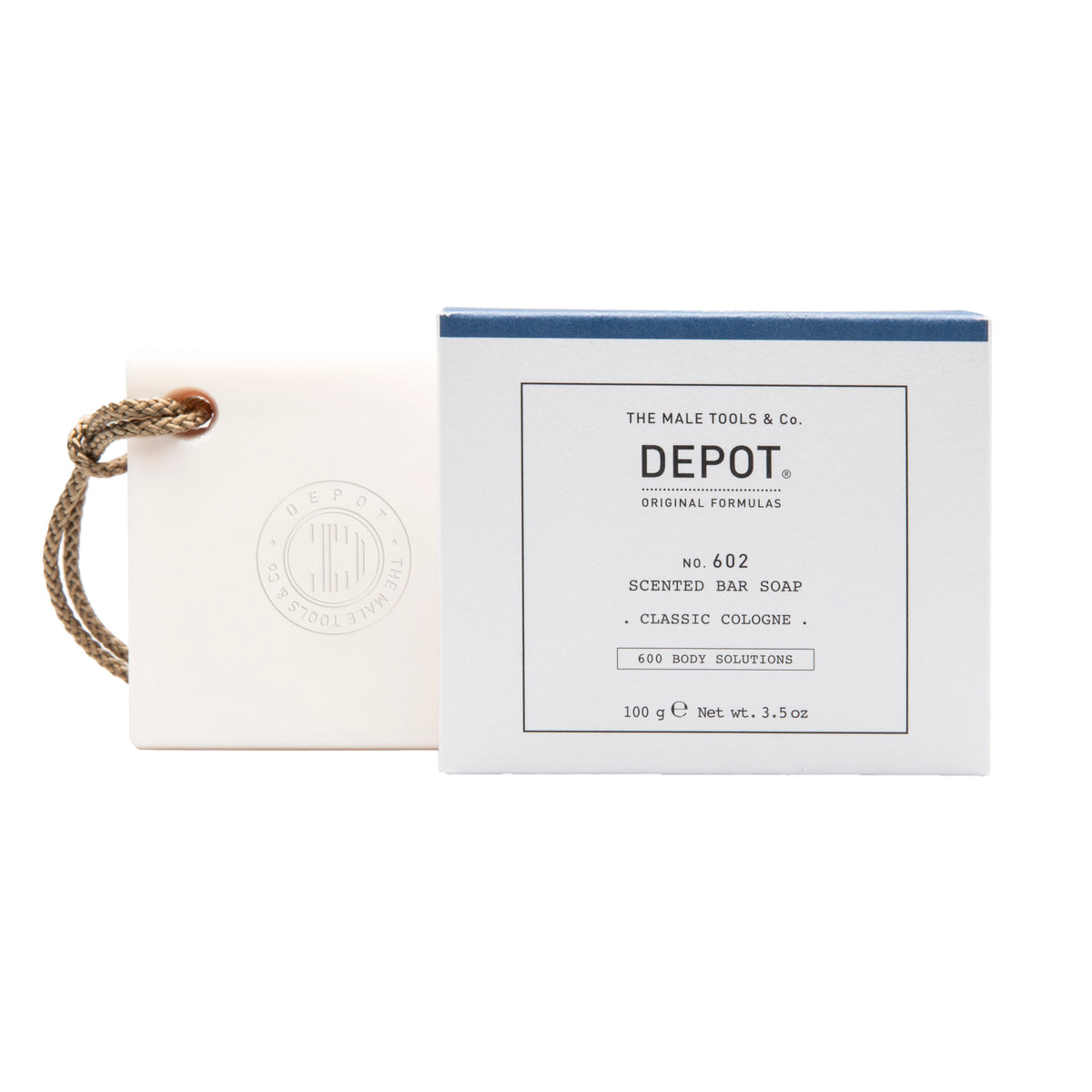 Depot, 600 Body Solutions No. 602, Botanical Complex, Cleansing, Classic Cologne, Scented Soap Bar , Floral Notes, 100 g