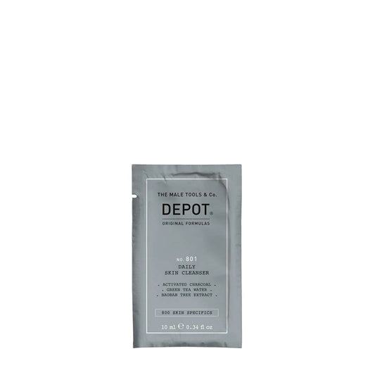 Depot, 800 Skin Specifics No. 801, Activated Charcoal, Detoxifying, Cleansing Gel, For Face, 10 ml