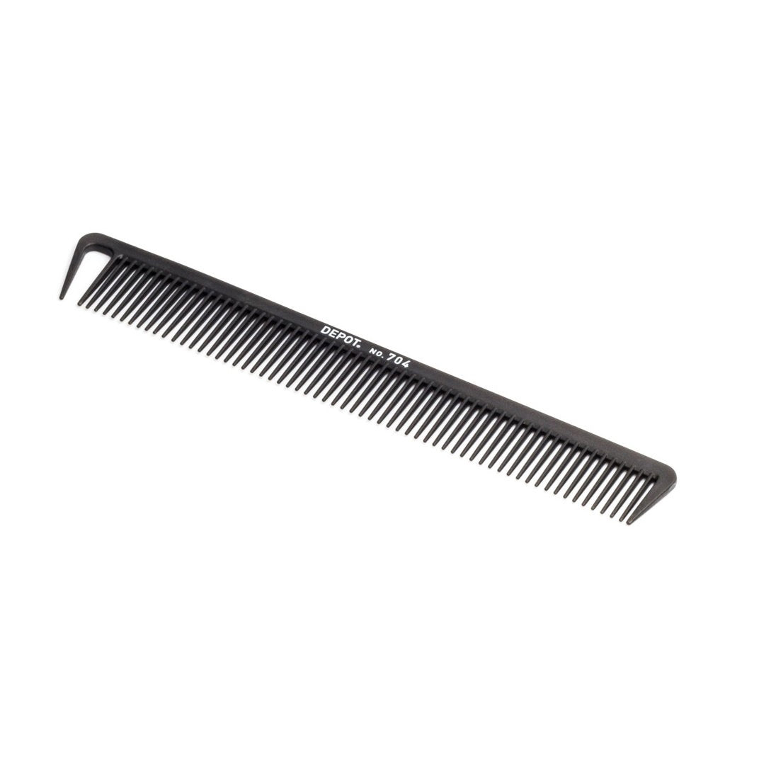 Depot, Accessoires Nr. 704 Carbon, Haarkamm aus Kunststoff, Schwarz