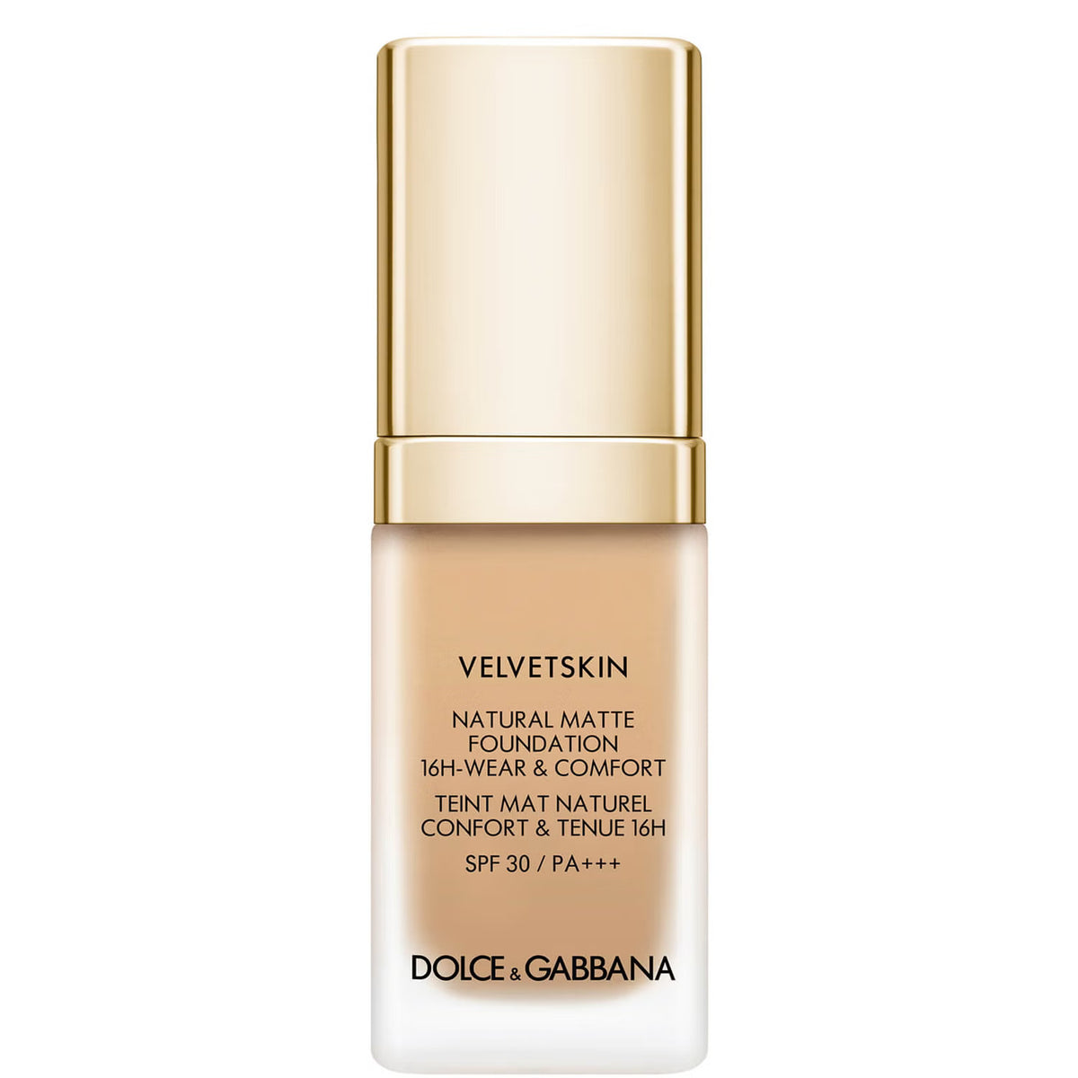 Dolce & Gabbana, Velvetskin, Matte, Liquid Foundation, 335C, SPF 30, 30 ml