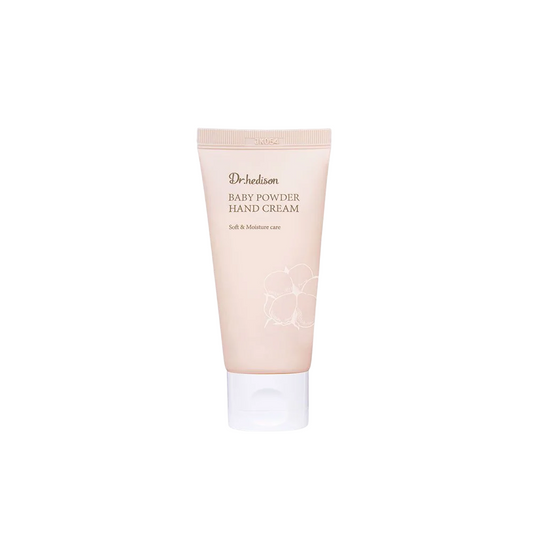 Dr. Hedison, Baby Powder, Beurre de Karité, Hydratante, Crème pour les mains, 50 ml