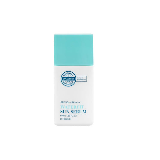 Dr. Hedison, Waterfit Sun, Sonnenschutz, Tagespflege, Serum, für das Gesicht, LSF 50, 50 ml