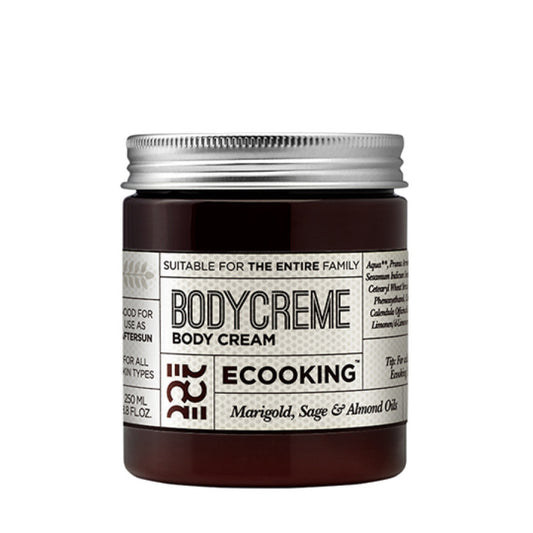 Ecooking, BodyCreme, Almond Oil, Moisturizing, Body Cream, 250 ml