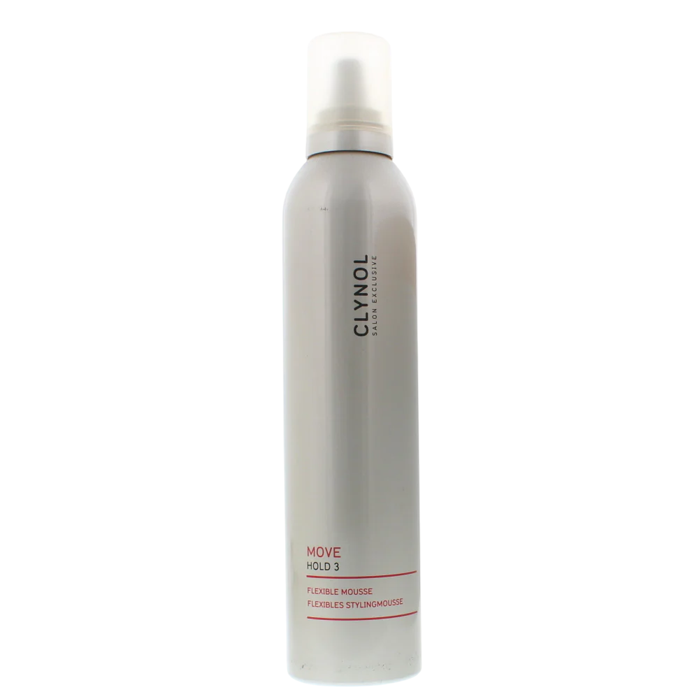 Clynol, Move Hold 3, Haarstyling-Schaum, Volumen & Fülle, flexibler Halt, 300 ml