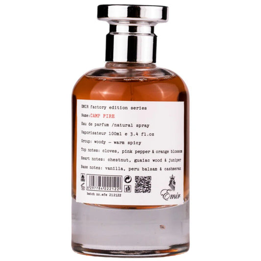 Emir, Camp Fire Factory Edition, Eau De Parfum, Unisex, 100 ml