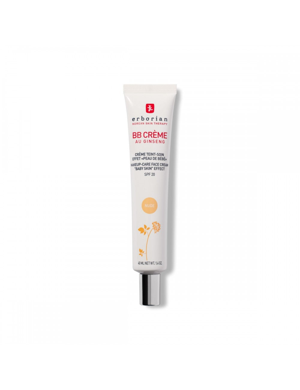 Erborian, B.B. Cream, Ginseng, BB Cream, Nude, LSF 20, 15 ml
