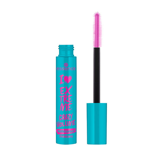 Essence, I Love Extreme Crazy Volume, wasserfest, Volumen, Wimperntusche, Schwarz, 12 ml