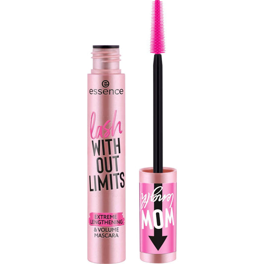 Essence, Lash Without Limits, Extreme Lenghtening & Volume Lashes, Mascara, 01, Black, 13 ml