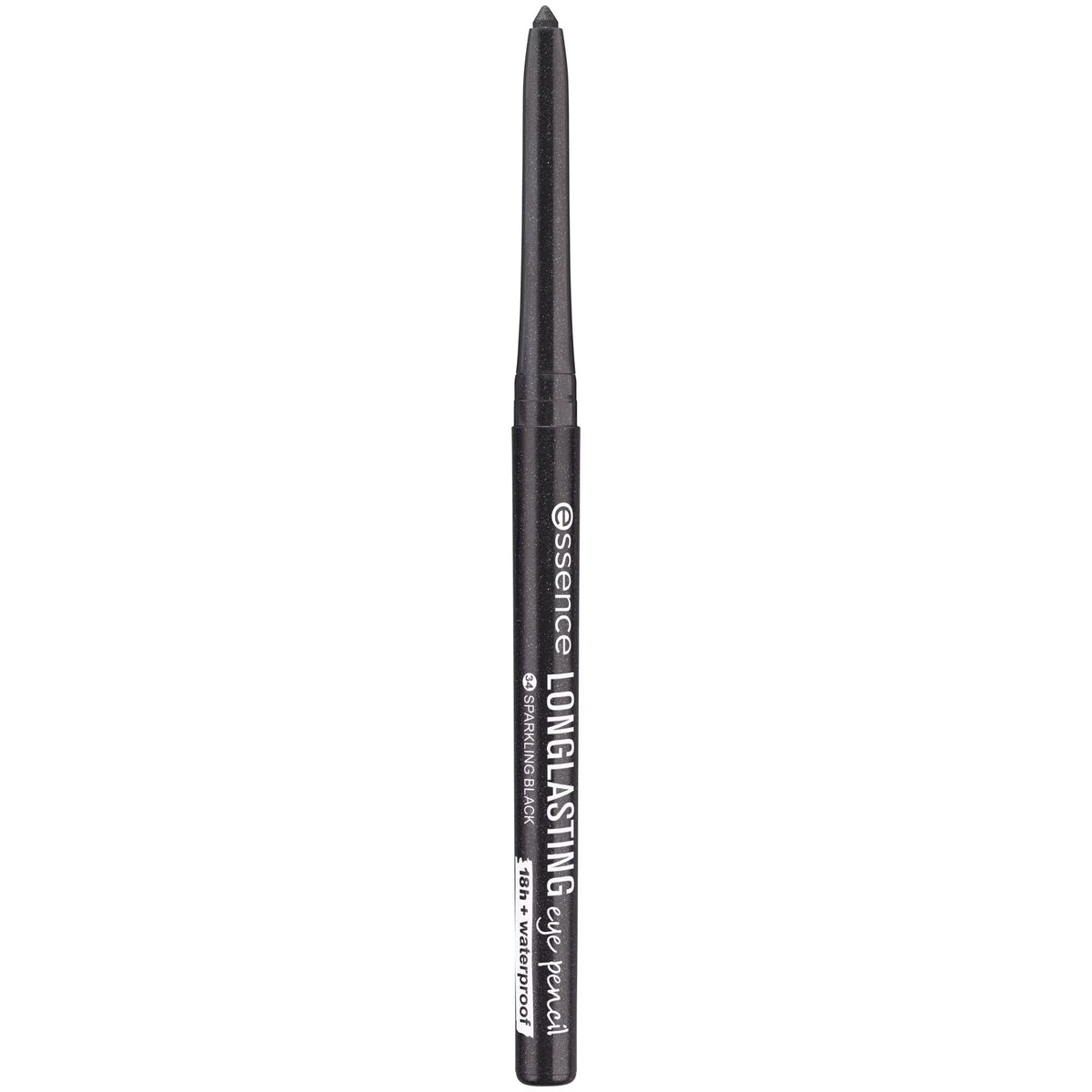 Essence, Long-Lasting, Waterproof, Gel Pencil Eyeliner, 34, Sparkling Black, 0.28 g