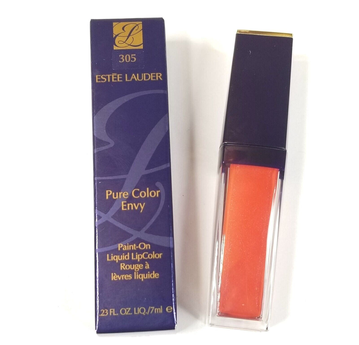 Estée Lauder, Pure Color Envy Paint-On Liquid LipColor, Matte, Flüssiger Lippenstift, 305, Patently Peach, 7 ml