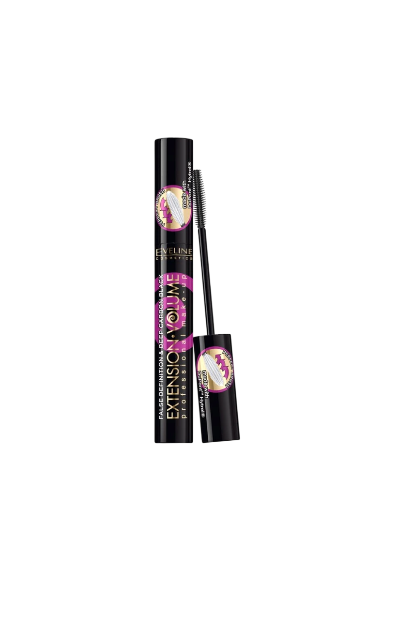 Eveline Cosmetics, Extension Volume 4D, verdichtende Mascara, Schwarz, 10 ml