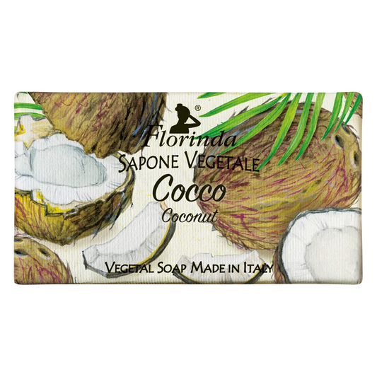 Florinda, Cocco, Vegan, Cleansing & Hydrating, Scented Soap Bar, 100 g