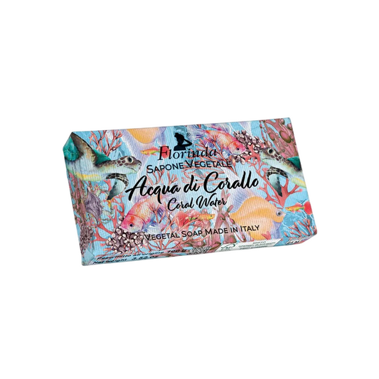 Florinda, Coral Water, Hydrating, Scented Soap Bar, Body, 100 g