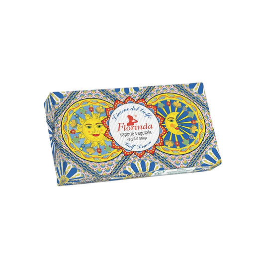 Florinda, Gulf Lemon, Vegan, Hydrating, Scented Soap Bar, Body, 100 g