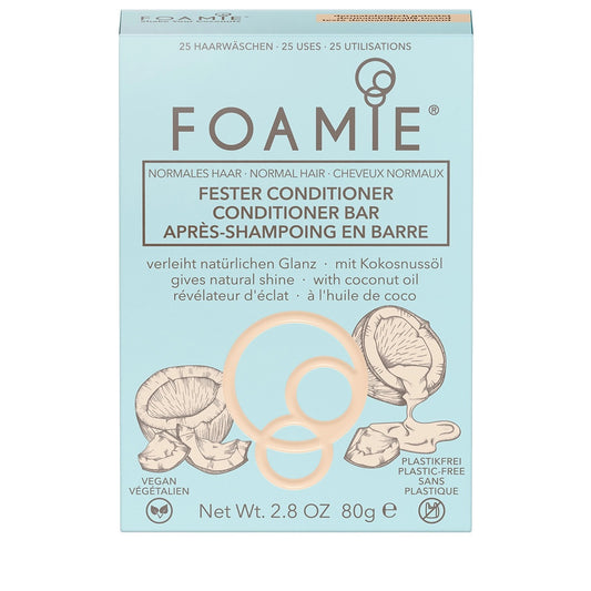 Foamie, Shake Your Coconuts, festes Haar-Conditioner, für Glanz, 80 g
