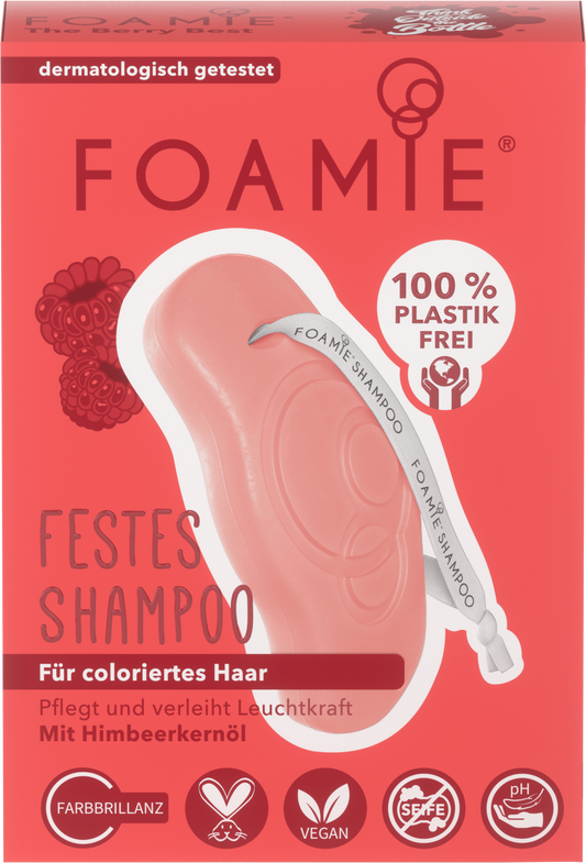 Foamie, The Berry Best, festes Haarshampoo, für Farbschutz, 80 g