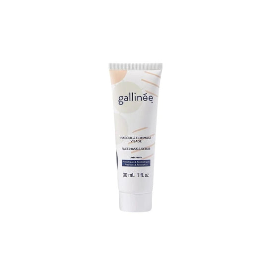Gallinée, Mikrobiom-Hautpflege, Präbiotika, verfeinernde Peeling-Maske, für das Gesicht, 30 ml