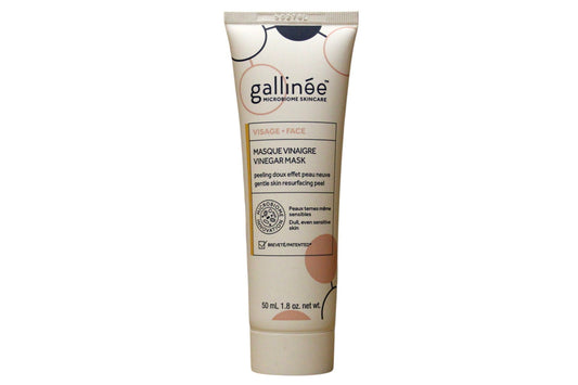 Gallinée, Microbiome Skincare, Essig, Peeling, Crememaske, für das Gesicht, 50 ml
