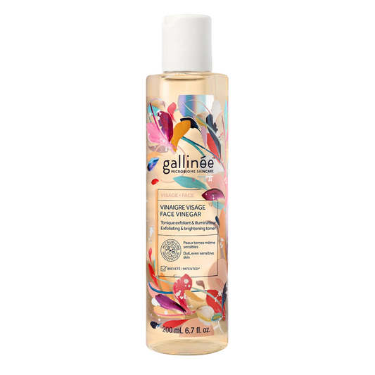 Gallinée, Mikrobiom-Hautpflege, Essig, Tonisiert/Beruhigt & Erhellt, Gesichtswasser, Für das Gesicht, 200 ml