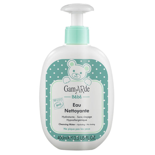 Gamarde, Baby, Reinigendes & Feuchtigkeitsspendendes Duftwasser, Für Gesicht, Körper & Windelbereich, 400 ml