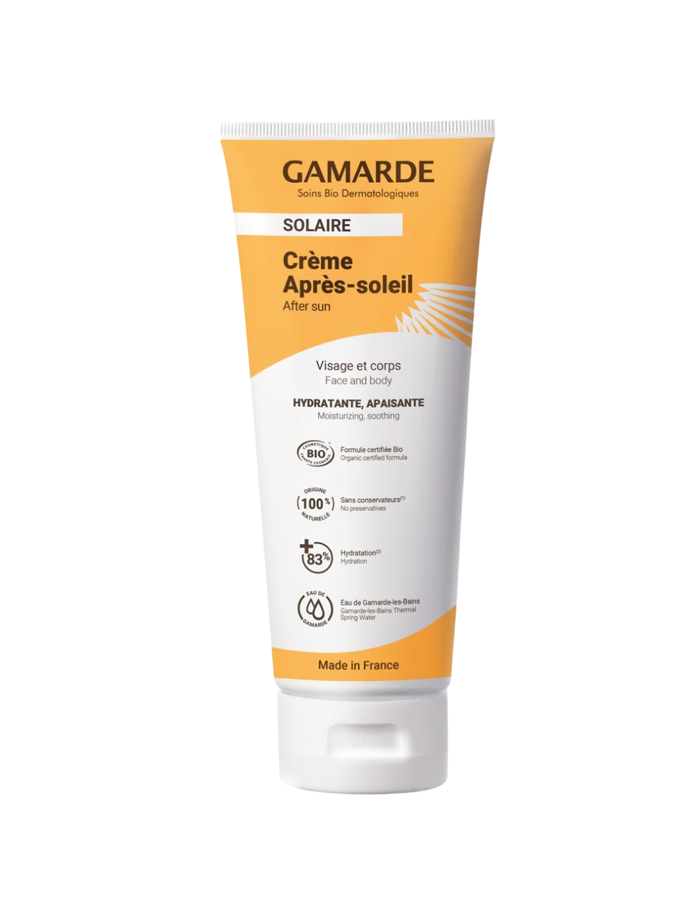 Gamarde, Gamarde, Bio, Feuchtigkeitsspendende After-Sun-Lotion, 200 ml