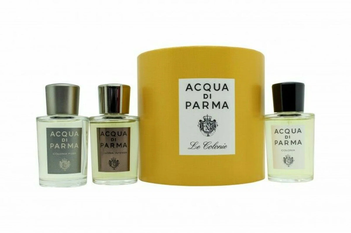 Geschenkset Acqua di Parma: Colonia, Eau de Cologne, 20 ml + Colonia Pura, Eau de Cologne, Unisex, 20 ml + Colonia Intensa, Eau de Cologne, 20 ml