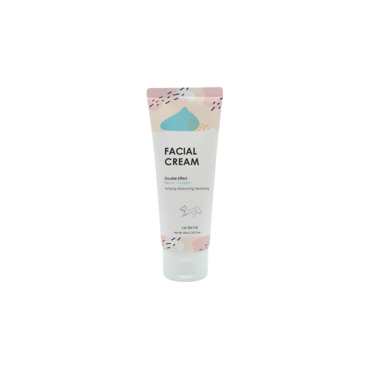 Glamfox, Double Effect, Collagen, Feuchtigkeitsspendend & Klärend, Tagescreme, für das Gesicht, 80 ml