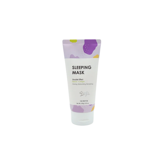 Glamfox, Double Effect, Straffend & Feuchtigkeitsspendend, Über Nacht, Crememaske, Für das Gesicht, 100 ml